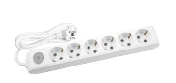 MULTİ-LET ALTILI PRİZ ANAH TOP KABLOLU Ç.K. 5 MT