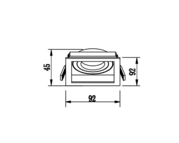 JH839 B Hareketli Kare Spot