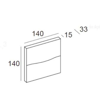 LW487 LED BAHÇE APLİK