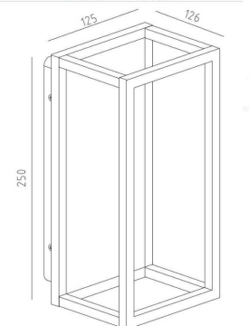 LW939 LED BAHÇE APLİK(3000K)