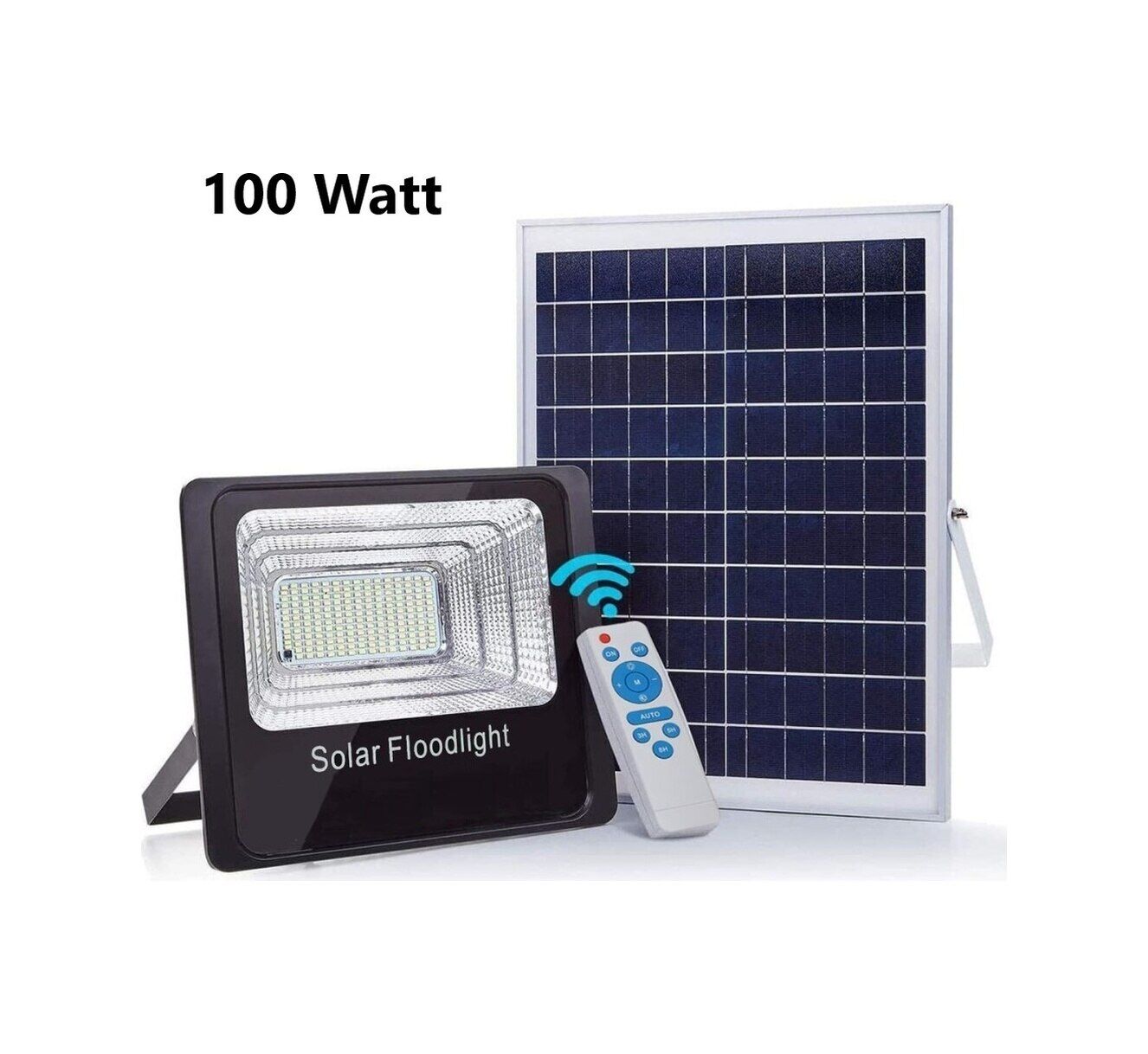 100 Watt Kumandalı Led Solar Projektör (CT-4648)