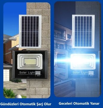 100 Watt Kumandalı Led Solar Projektör (CT-4648)