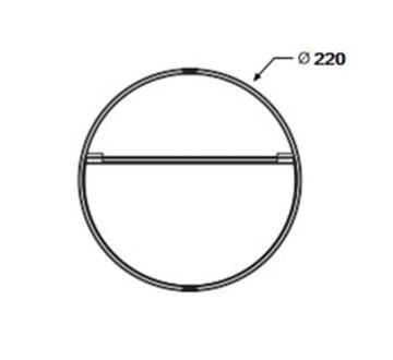 Jupiter Led'li Bahçe Aplik LW454