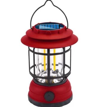 Mutlusan Kamp Feneri Solar ve USB Şarj Edilebilir