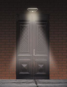 SYLVANIA 0054041 4.5 Watt Siyah Sensörlü Solar Aplik - Ilık Beyaz (4000K)