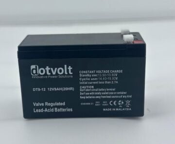 Dotvolt Volt Dt9-12 12V 9AH Ups Aküsü