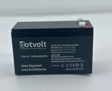 Dotvolt Volt Dt9-12 12V 9AH Ups Aküsü