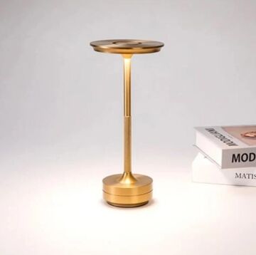 Cata CT-8438 Toronto Şarjlı Masa Lambası Gold Gövde