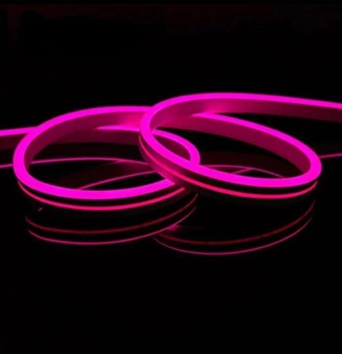 12V NEON LED HORTUM (PEMBE) (5 METRE)