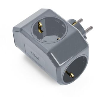 Yonca Plus GRİ Üçlü Topraklı Priz