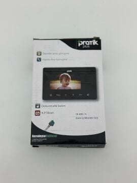 2K-400S PRATİKPLUS 4.3'' DAİRE İÇİ MONİTÖR SİYAH