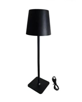 İSTANBUL SARJLI MASA LAMBASI SİYAH