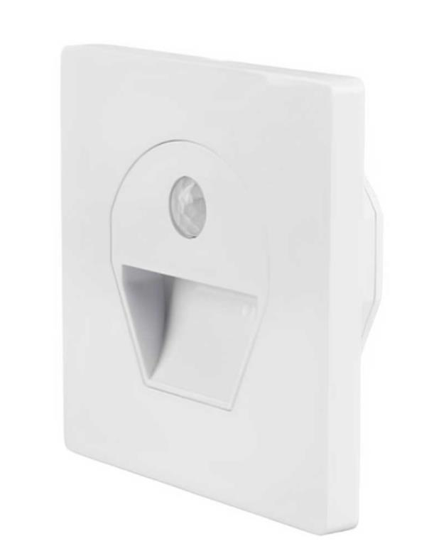 1W SENSÖRLÜ LEDLİ KORİDOR ARMATÜRÜ BEYAZ KASA (BEYAZ IŞIK)