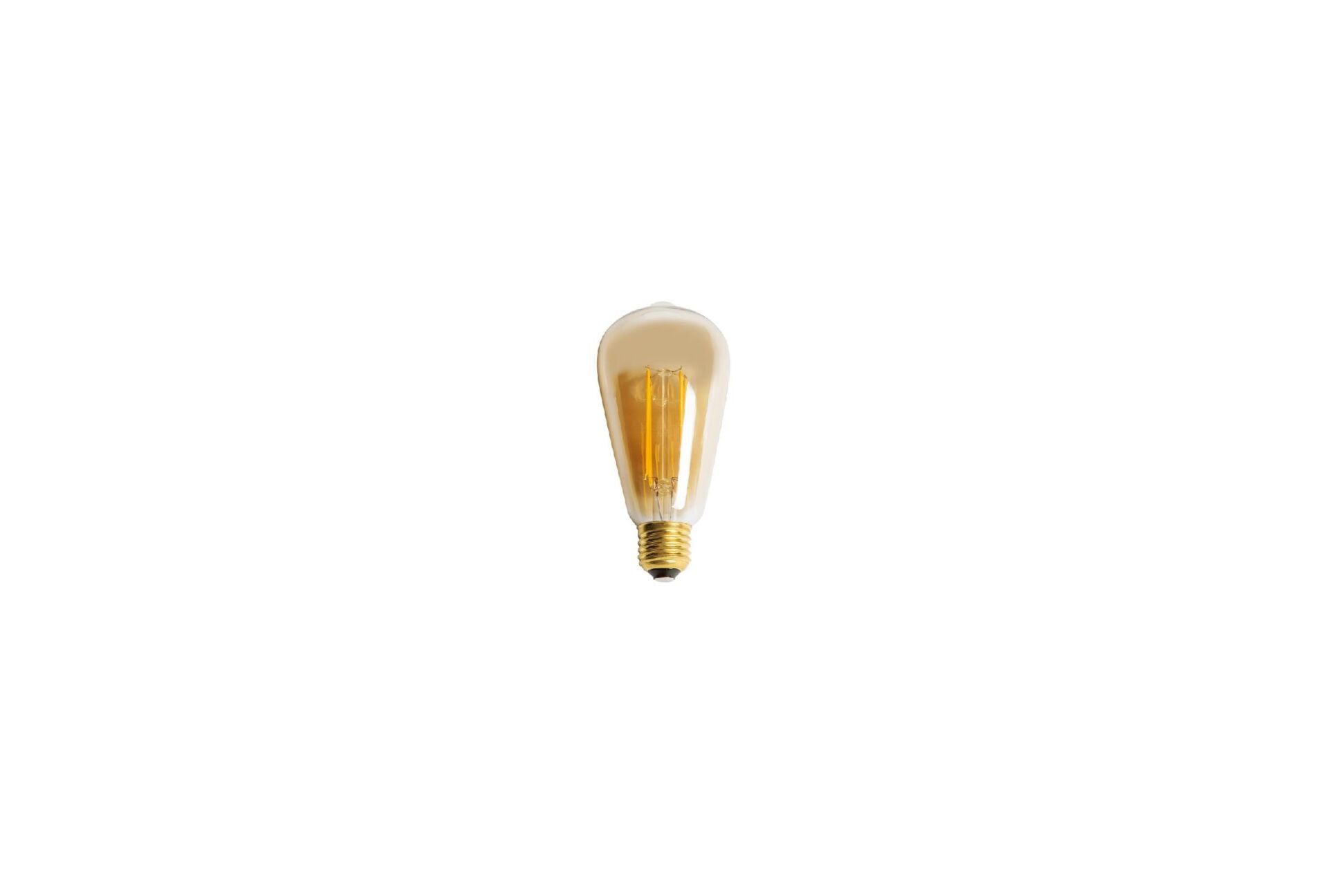 6W RUSTİK LED AMPUL (E27)(AMBER)(3 ADET)