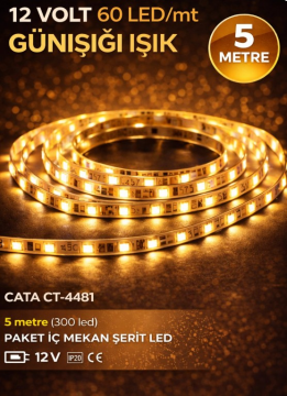 10 ÇİP ŞERİT LED İÇ MEKAN (GÜNIŞIĞI)