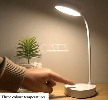 CT-8440 BERLİN ŞARJLI MASA LAMBASI(BEYAZ KASA)