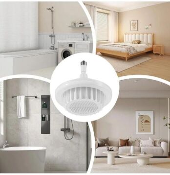 CT-1160 3 Renk Yanma Modlu Güneş Isıtıcılı Fan Led Ampul Aydınlatma