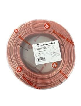 SPEAKER KORDON 03VH-H 2x0.75 mmÂ² KIRMIZI-SEFFAF(%100 BAKIR)