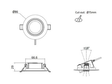 OSRAM LEDCOMFO Spot Light V3 T