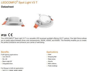 OSRAM LEDCOMFO Spot Light V3 T