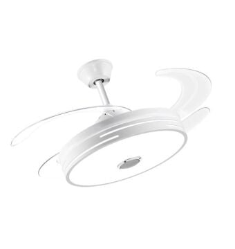 Mutlusan Aydınlatmalı Tavan Vantilatörü Bluetoothlu + Kumandalı