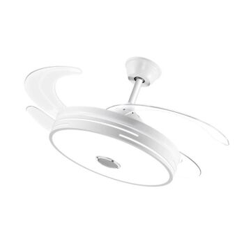 Mutlusan Aydınlatmalı Tavan Vantilatörü Bluetoothlu + Kumandalı