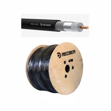 Reçber 305064, RWC 400 PE, PE Kılıflı, 50 Ohm Wıreless Koaksiyel Kablo