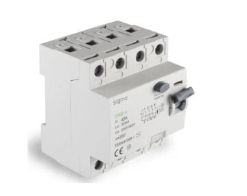 Sigma SHM 4P 30mA 40A 6KA Kaçak Akım Koruma Şalter SHM4040030