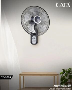 Cata CT-3024 Altay Premium Duvar Tipi Vantilatör Kumandali