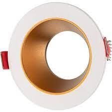 JAGUAR YUVARLAK SPOT ( BEYAZ-GOLD )(AMPUL HARİÇ)(5 ADET)